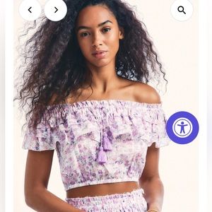 LoveShackFancy Doris crop top